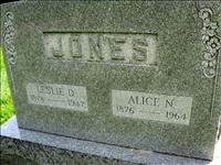 Jones, Leslie D. and Alice N